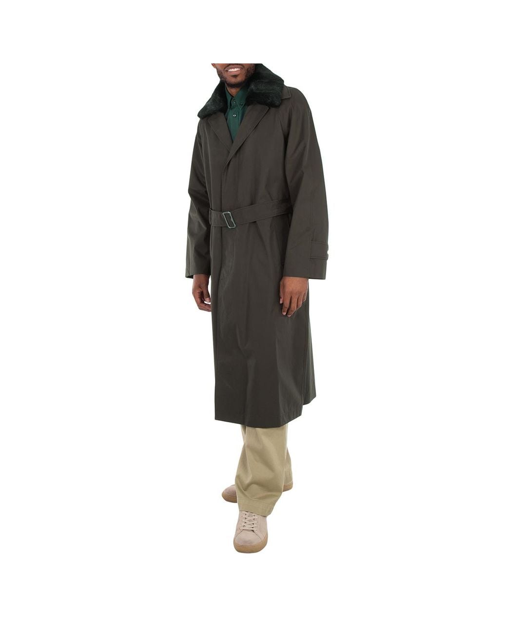 Burberry Brown Lambeth Long Overcoat, Brand Size 44 (Us for men