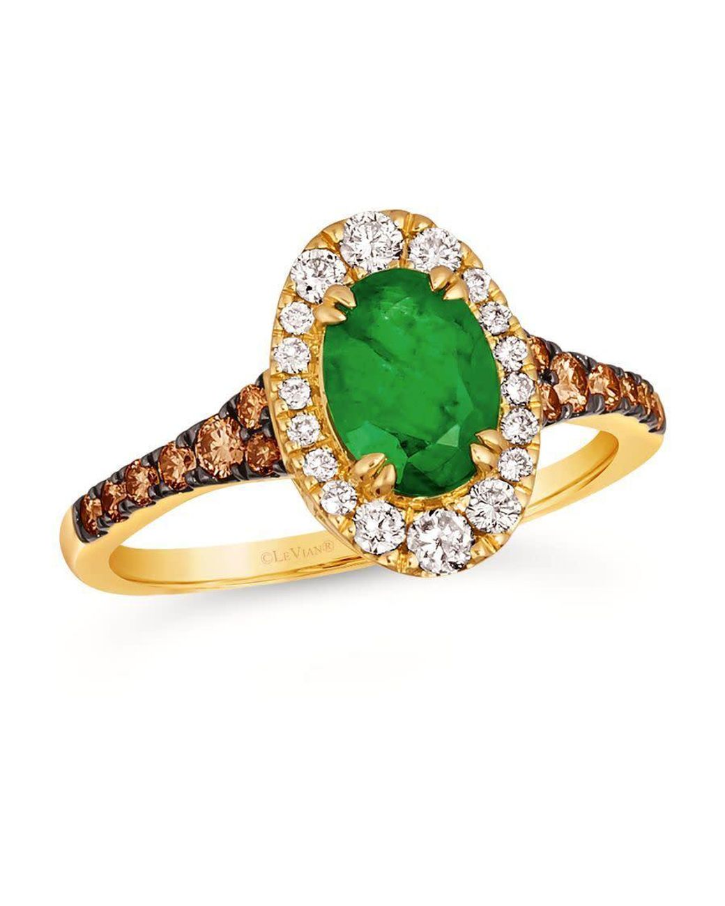Le Vian Green Ladies Costa Smeralda Emeralds Rings Set for men