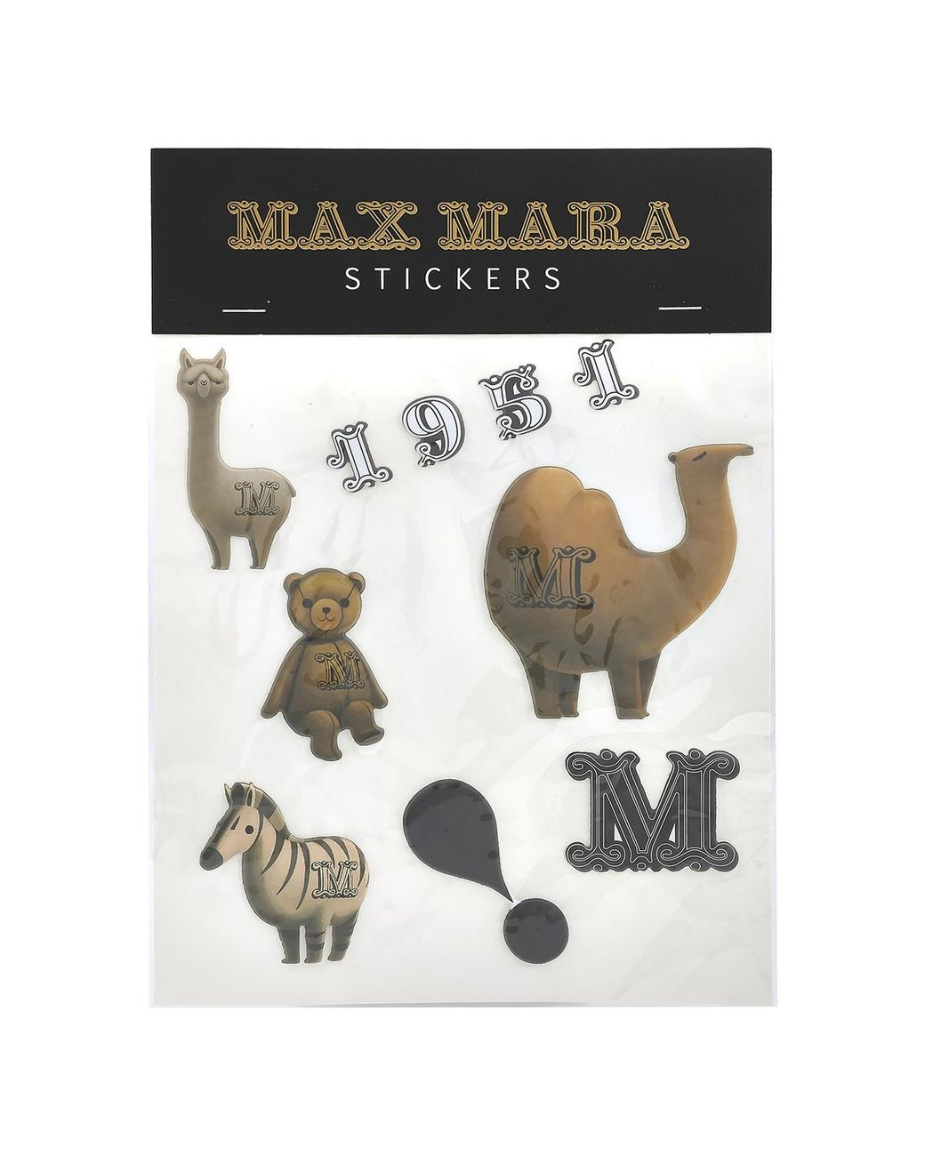 Max Mara Metallic Printed Sticker Set