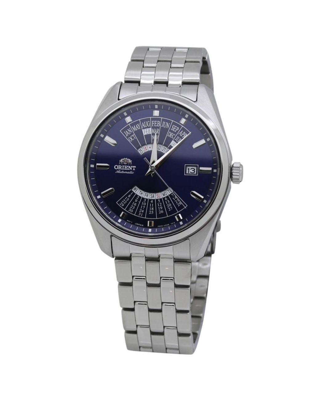 Orient Multi Year Automatic Blue Dial Watch in Metallic for Men | Lyst  Canada