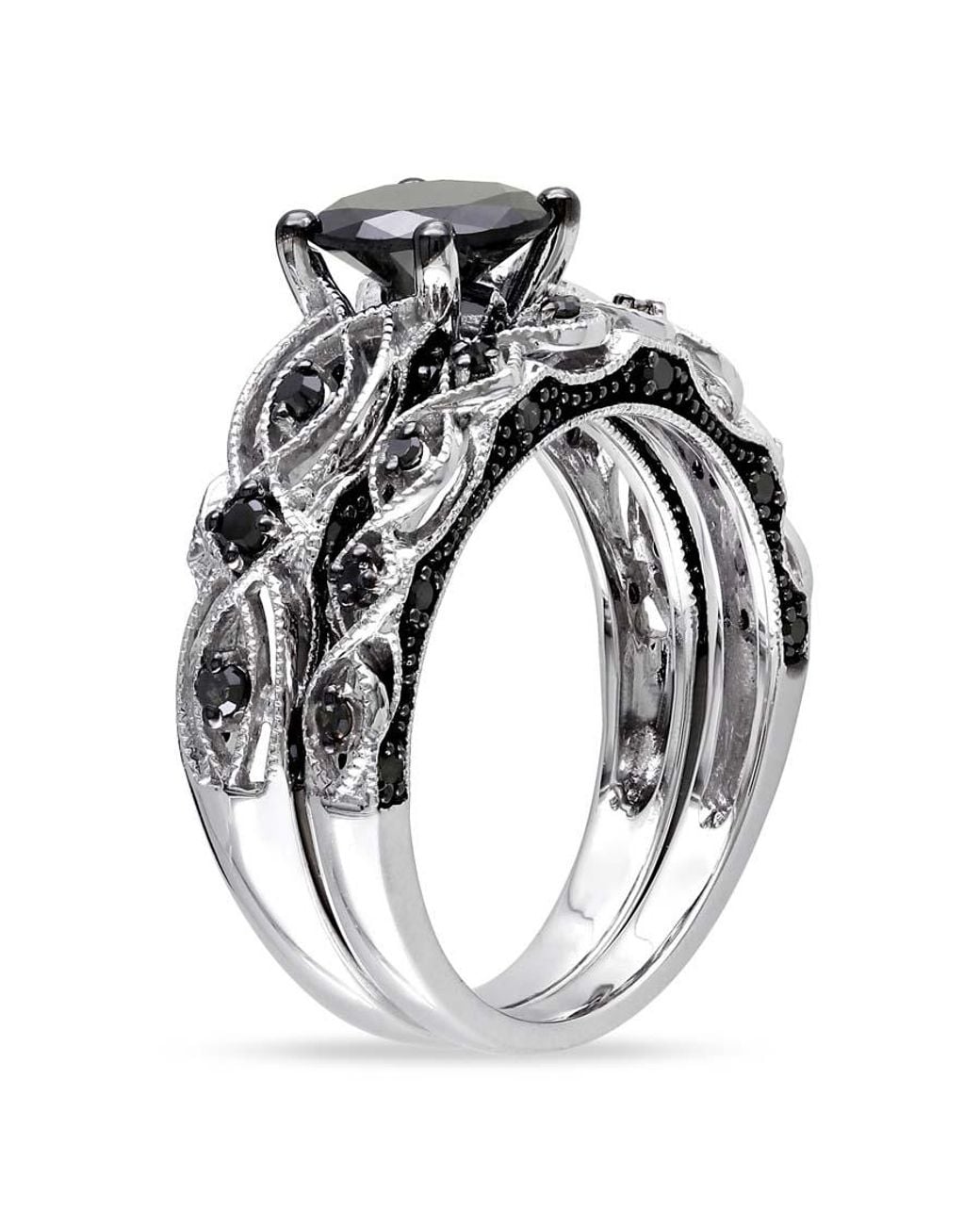 Amour Metallic 1 3/8 Ct Tw Diamond Bridal Set for men