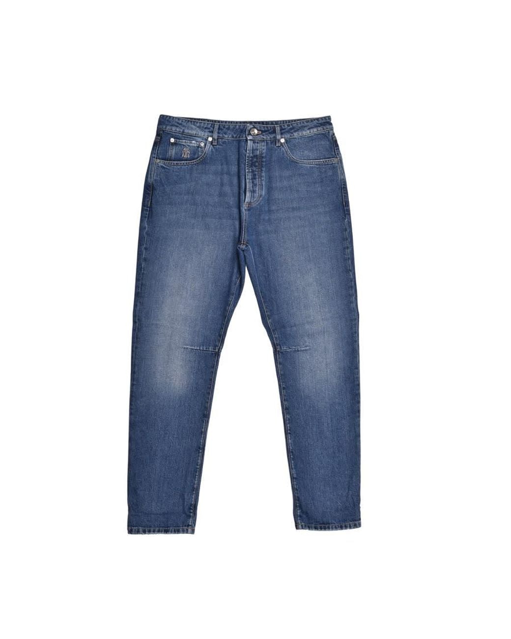 Brunello Cucinelli Blue Medium Denim Jeans, Brand Size 54 (Us for men