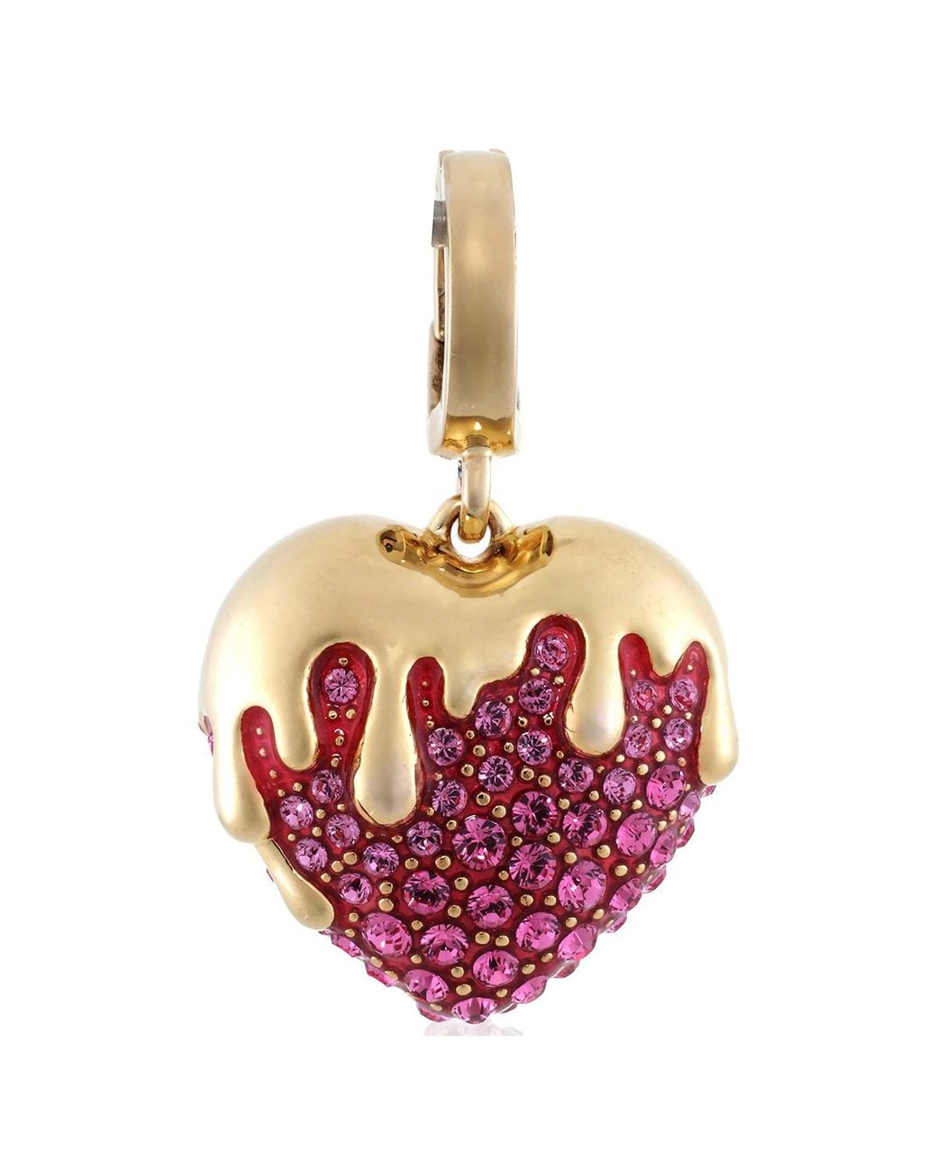 Swarovski Pink Idyllia Crystal Heart Charm