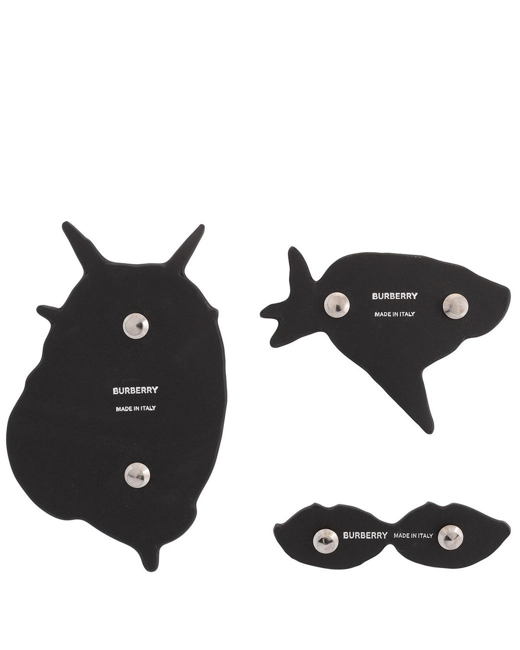 Burberry Multicolor Scribble Brooch Set for men