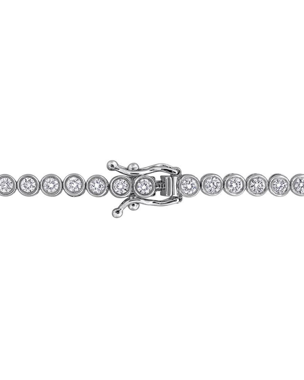 Created Forever Metallic 2Ct Tdw Lab-Created Diamond Tennis Bracelet for men