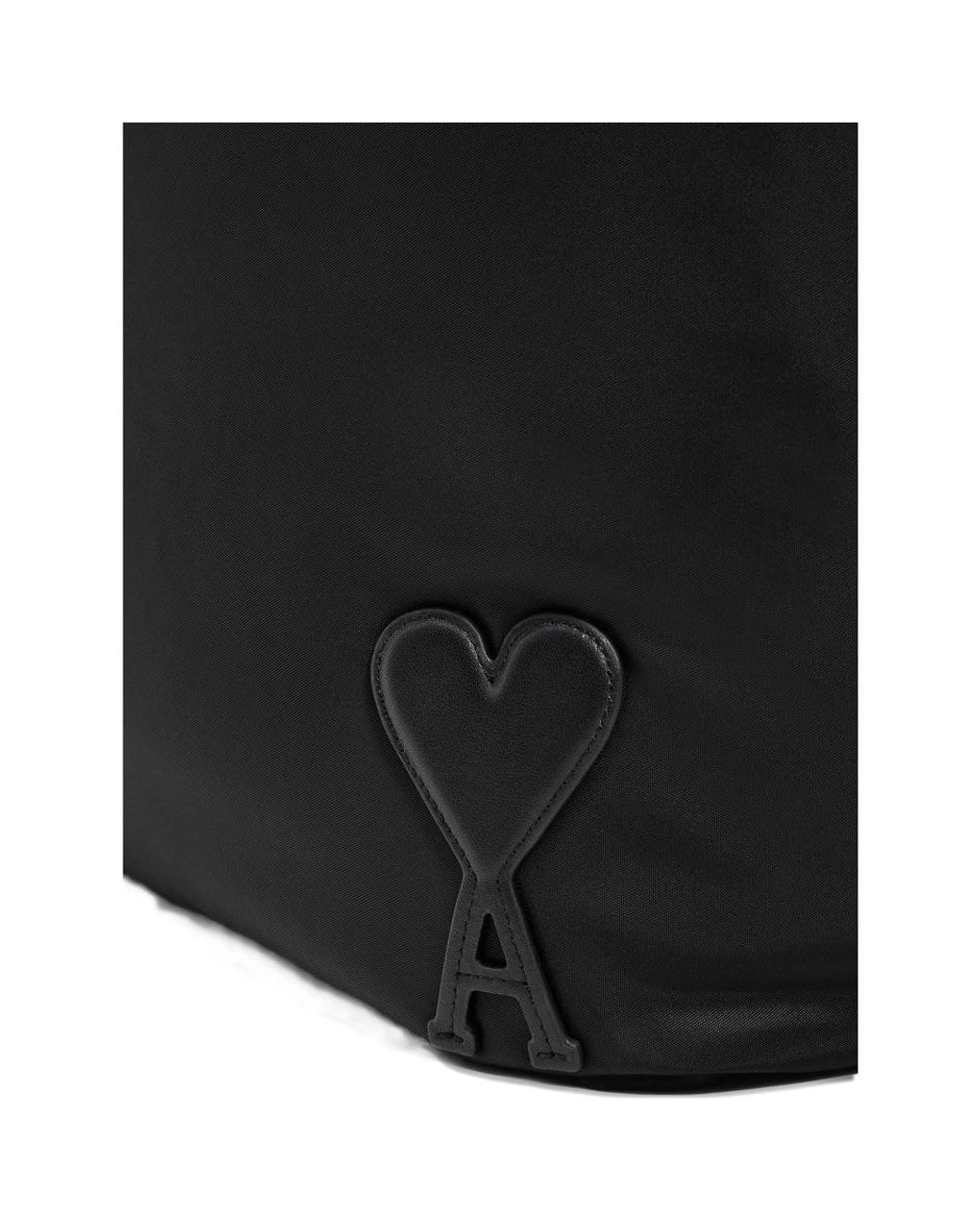 AMI Black Bum Bags for men