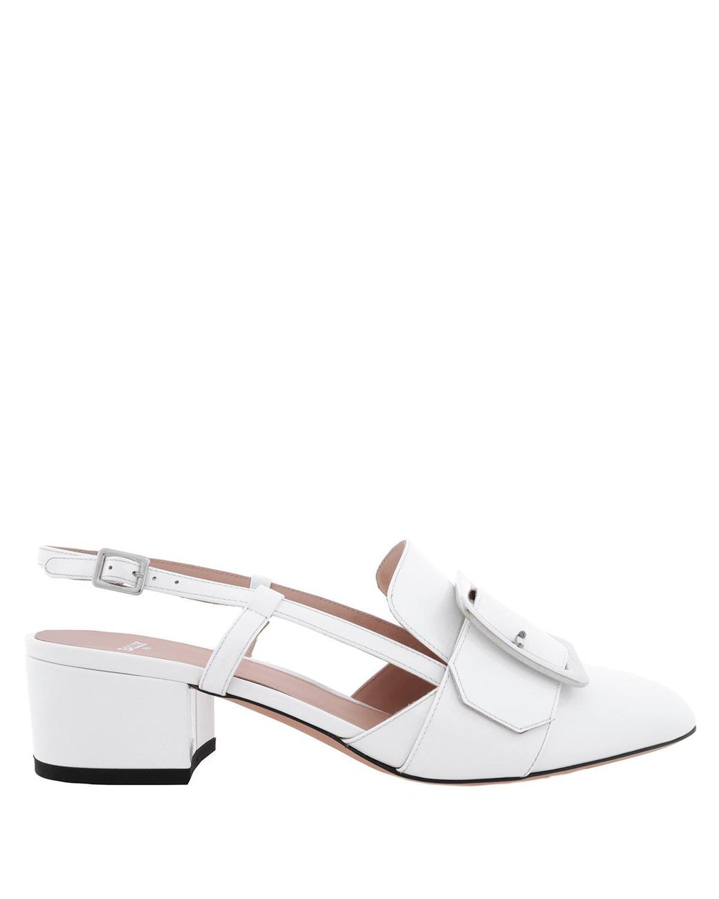 Bally White Jasmine Patent Leather Pumps