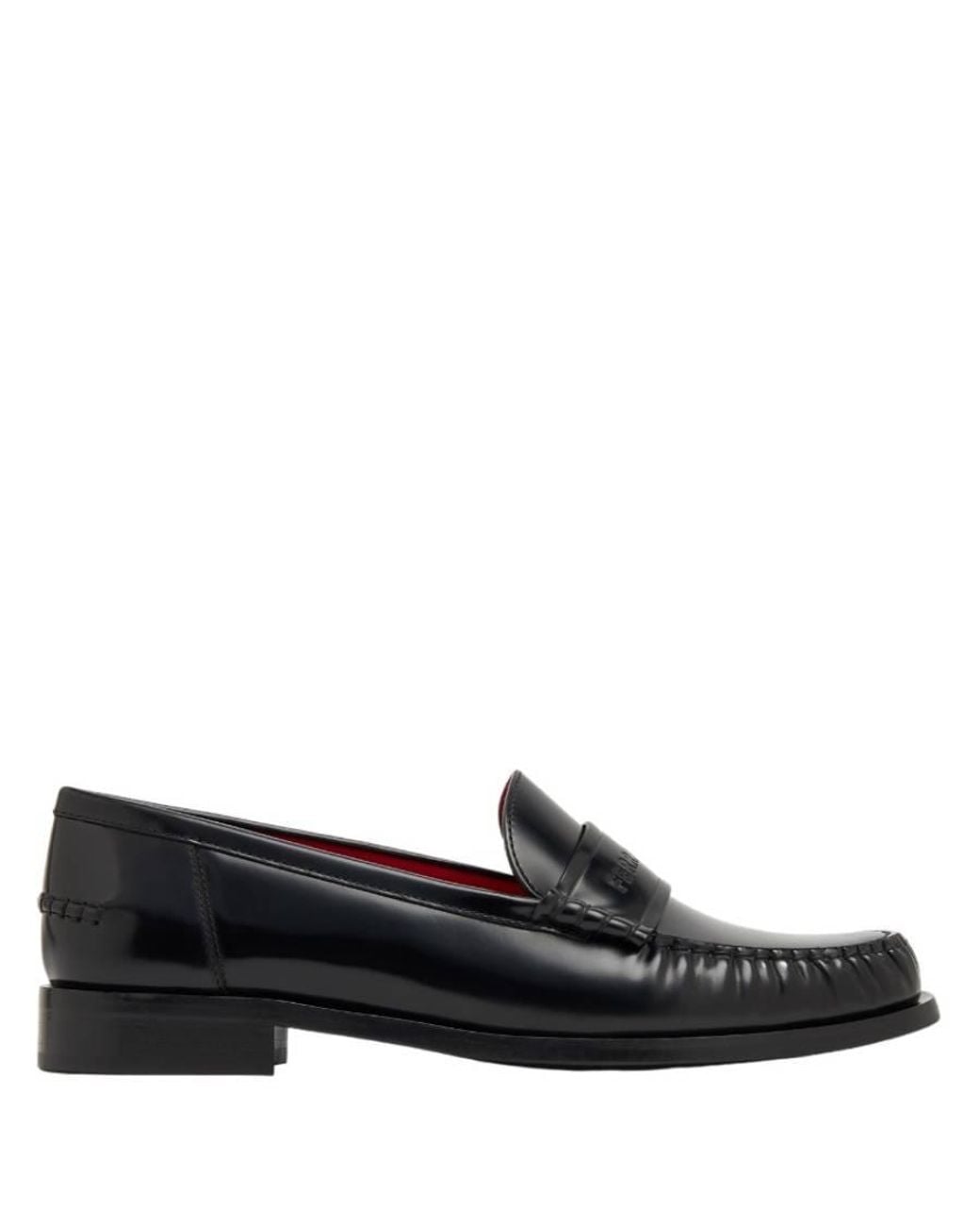 Ferragamo Black Irina Leather Moccasins for men