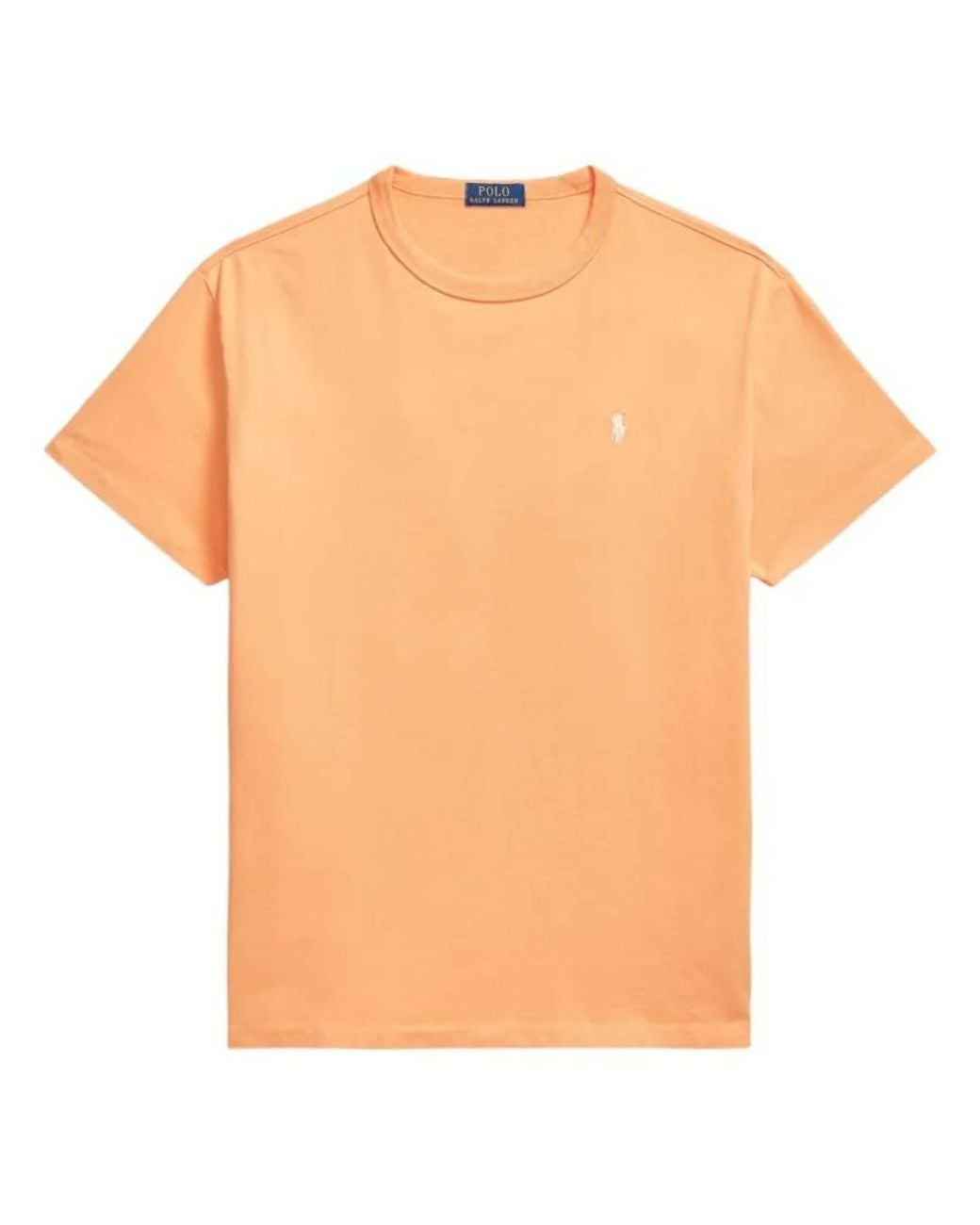 Polo Ralph Lauren Orange Classic Fit Jersey T-Shirt for men