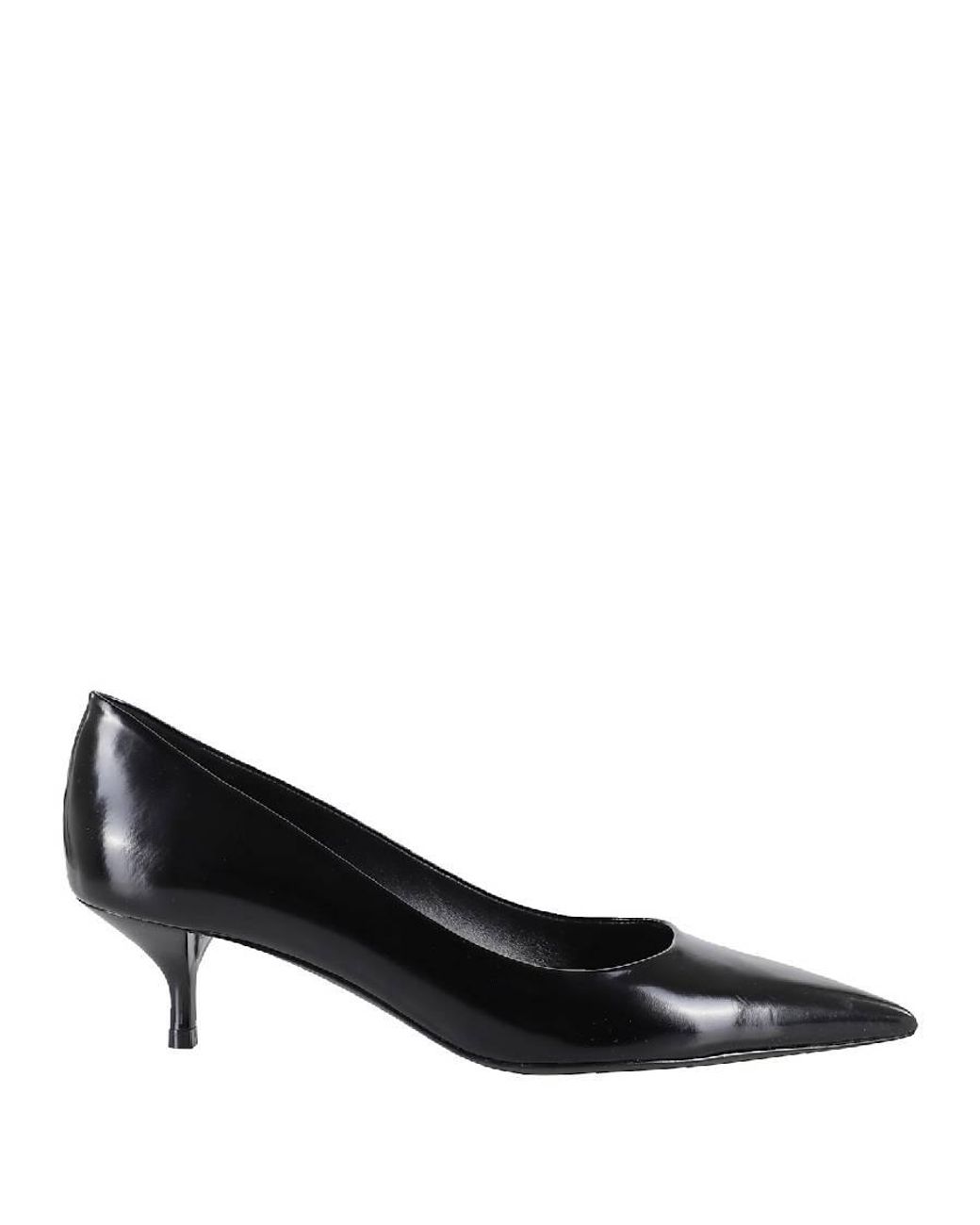 Stuart Weitzman Black Power 50 Leather Pumps, Brand Size 35 Us
