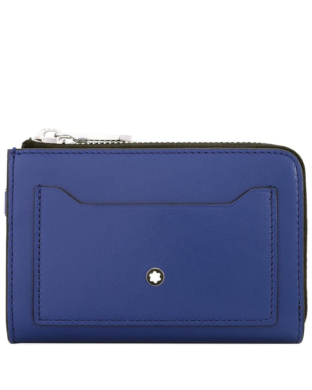 Montblanc Blue Meisterstuck Key Pouch With 4Cc for men