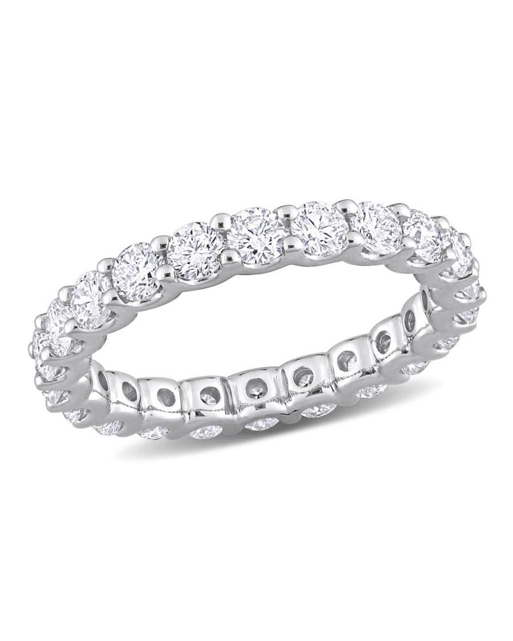 Created Forever Metallic 2 1/5 Ct Tgw Lab Created Diamond Eternity Band for men