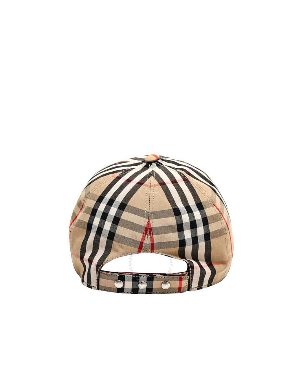 Vintage check baseball cap 2025