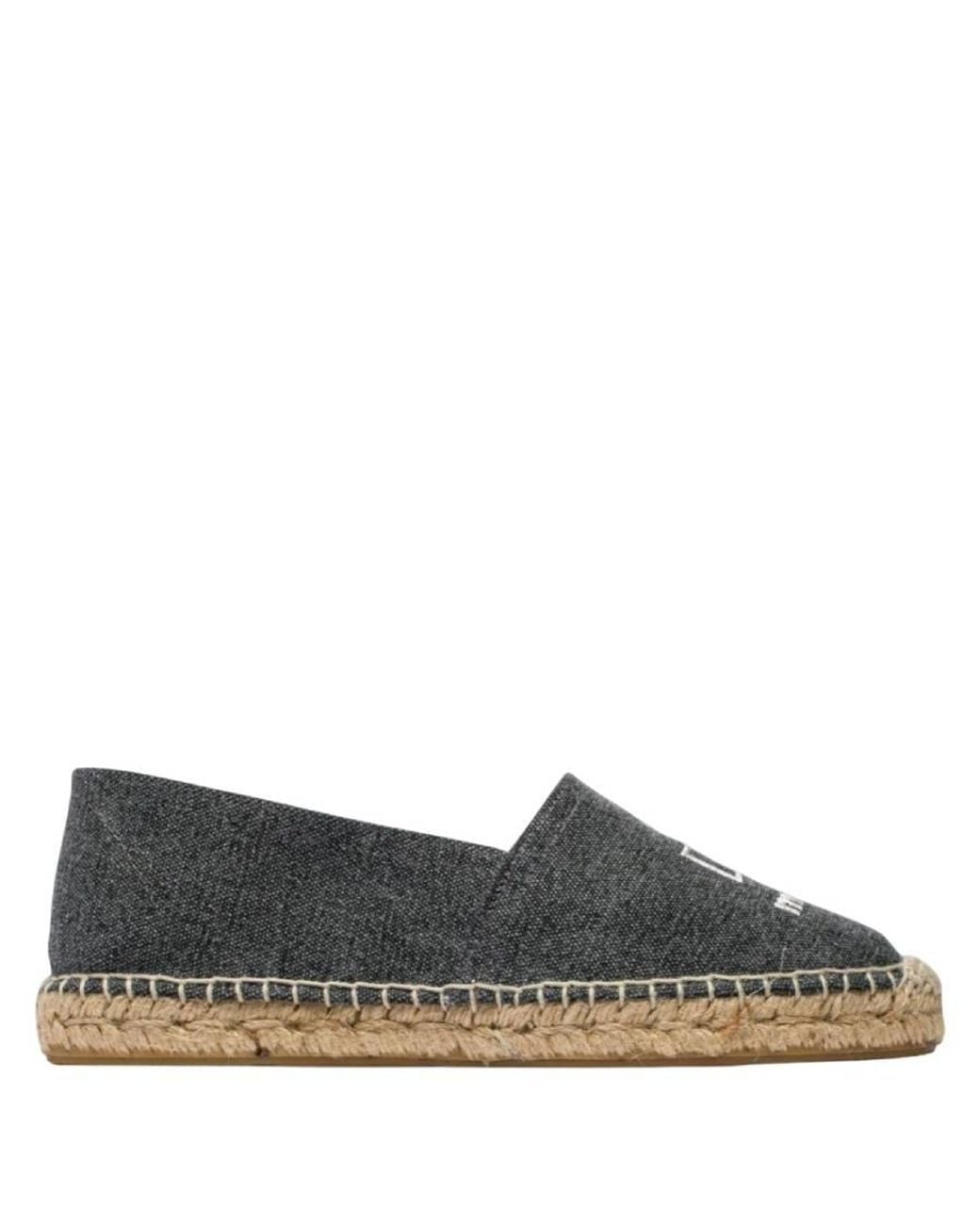 Isabel Marant Gray Canae Canvas Espadrilles