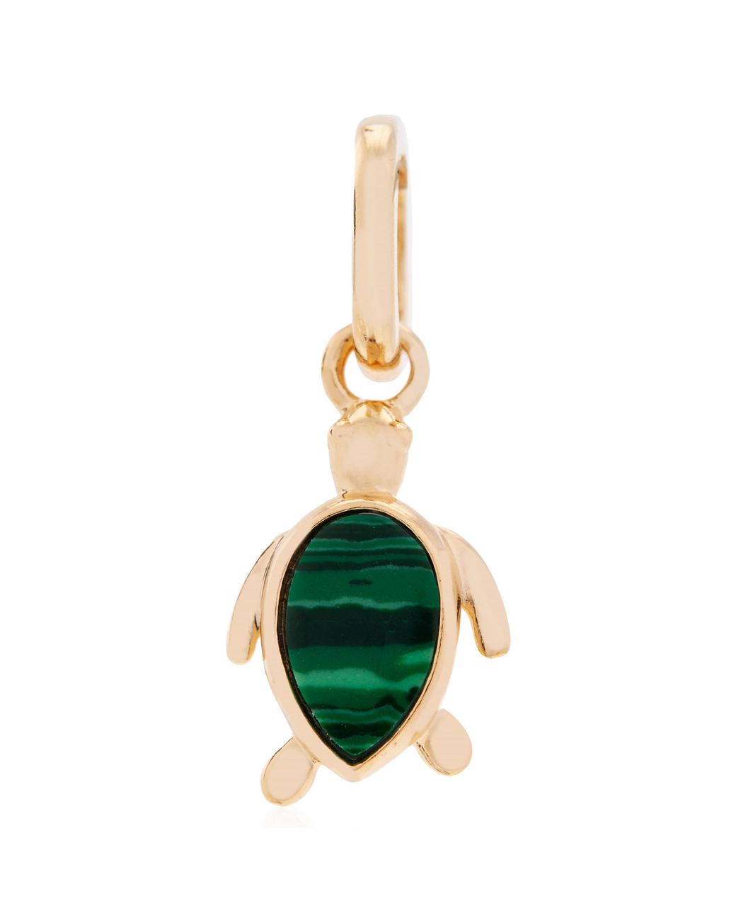 Pandora Green 14K-Plated Turtle Mini Dangle Charm for men