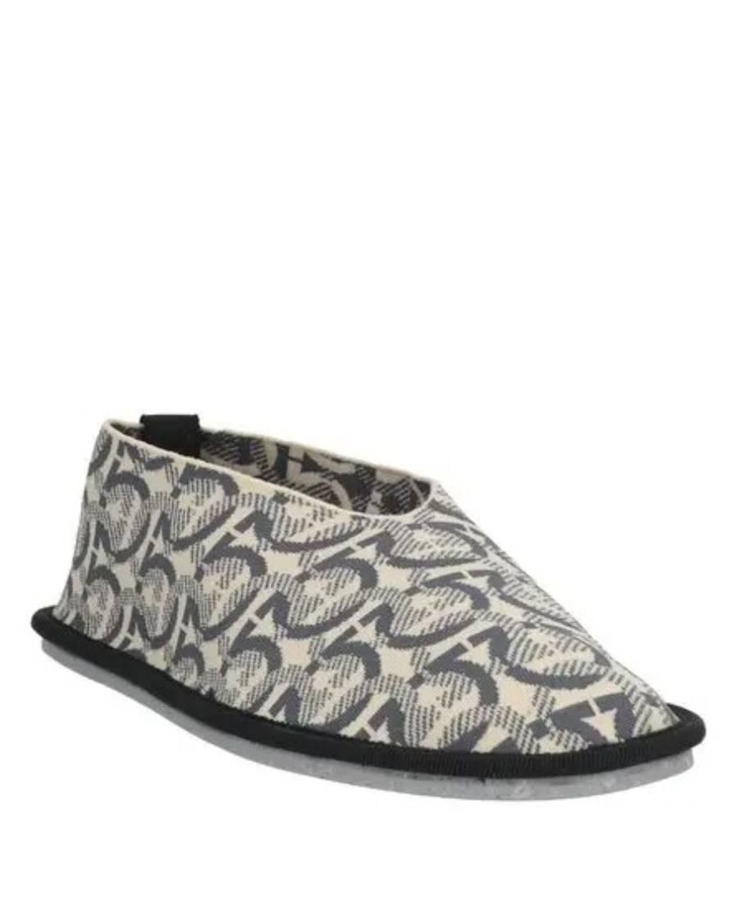 Ferragamo Gray Nomadic Stories Moccasins