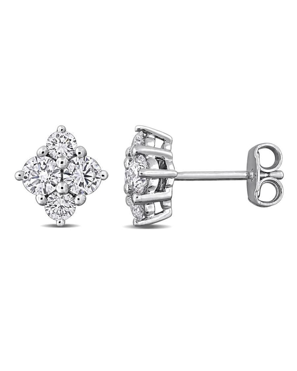 Created Forever Metallic 1 Ct Lab Grown Diamond Tw Fashion Post Earrings for men
