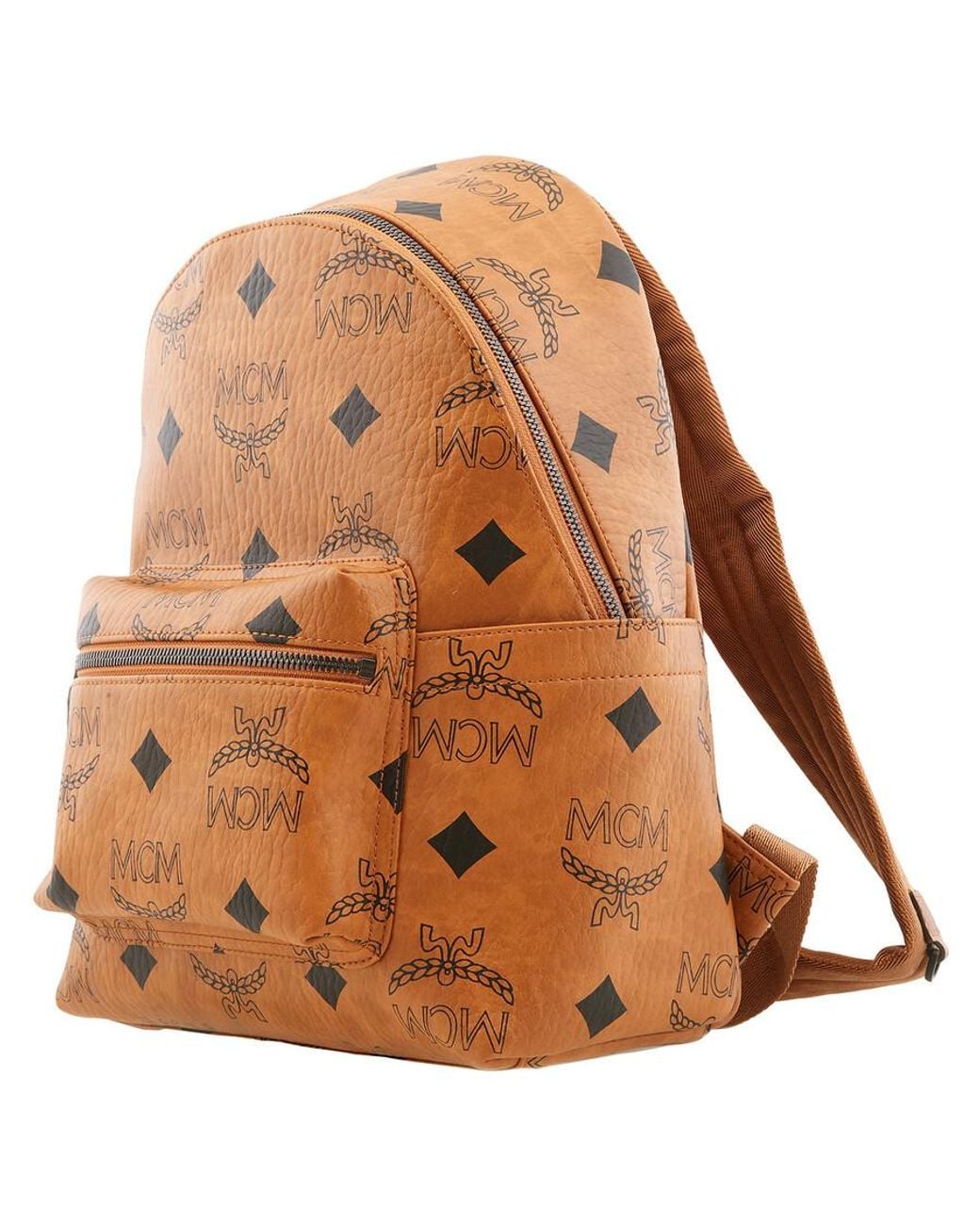 MCM Brown Maxi Visetos Stark Backpack for men