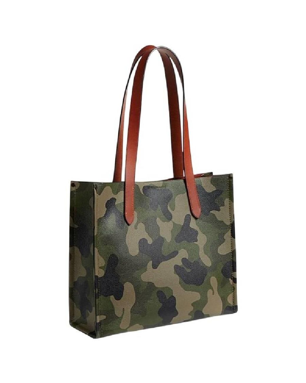 COACH Black Relay Camoflauge Tote Bag for men