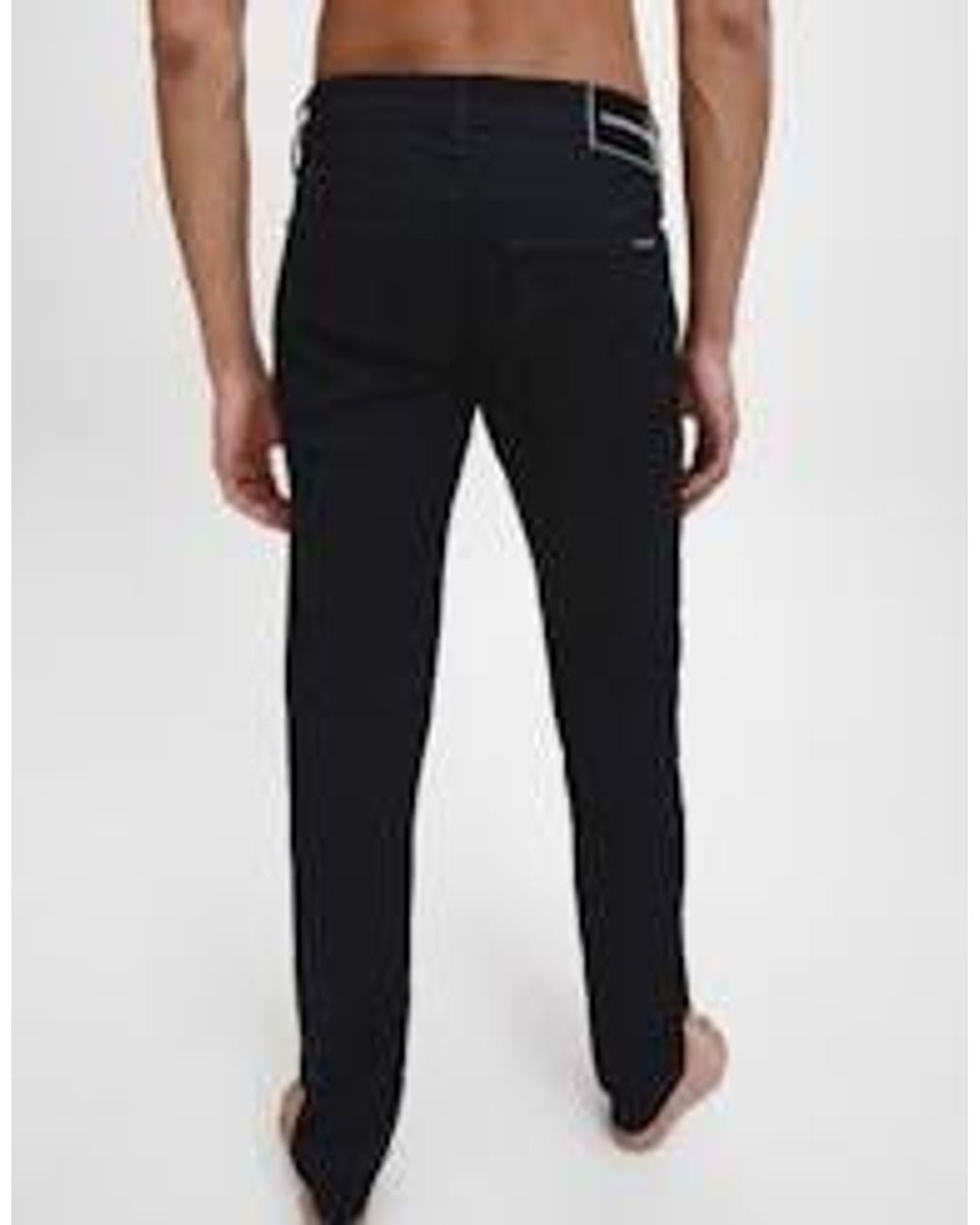 Calvin Klein Black Core Slim Jeans for men