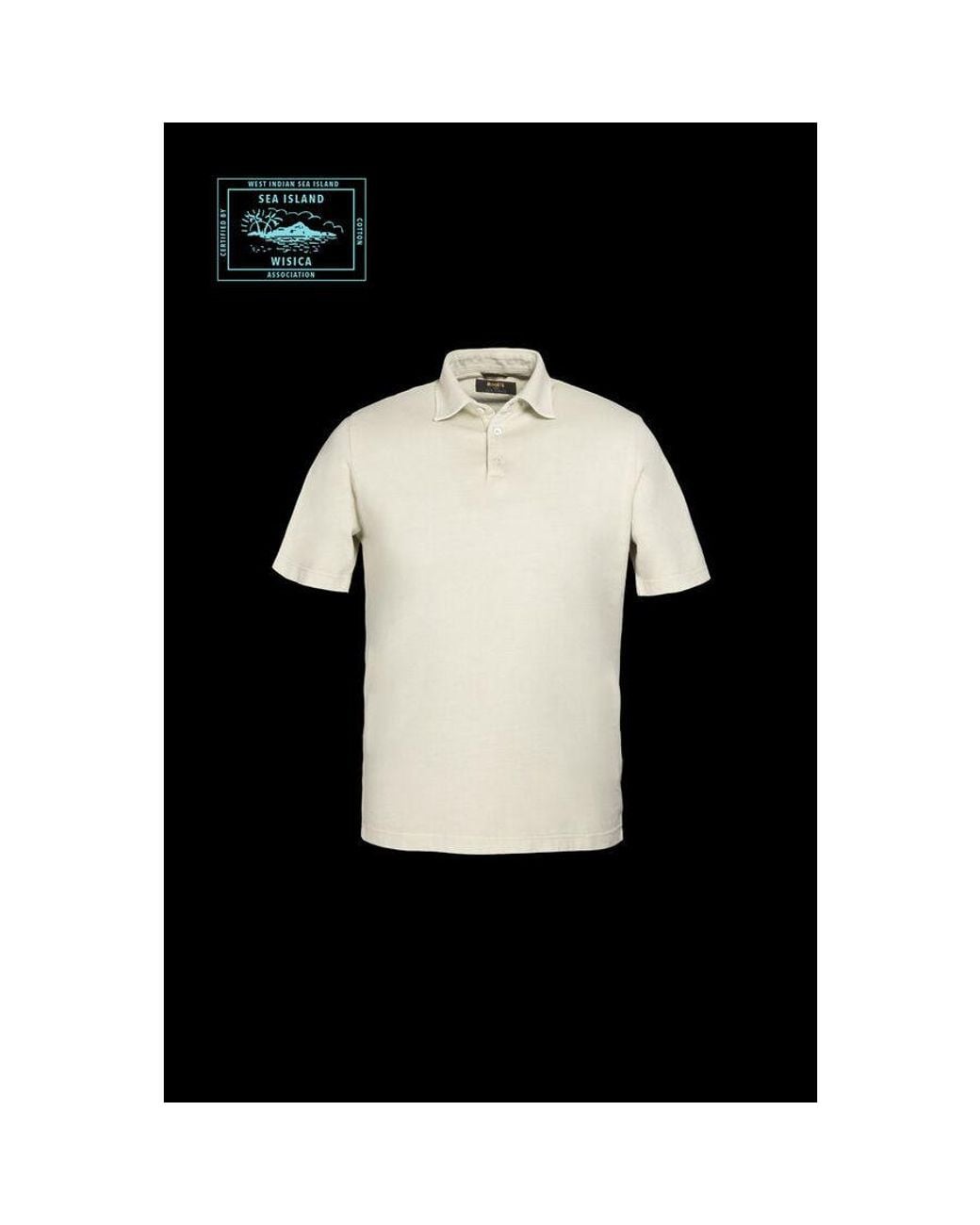 Moorer Black Light Polo Sweater for men