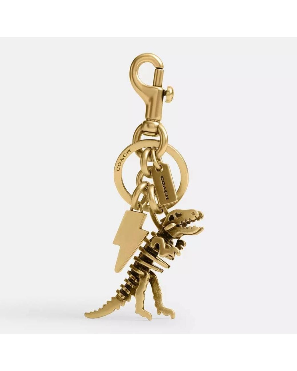 COACH Metallic Small Rexy Skeleton Bag Charm for men