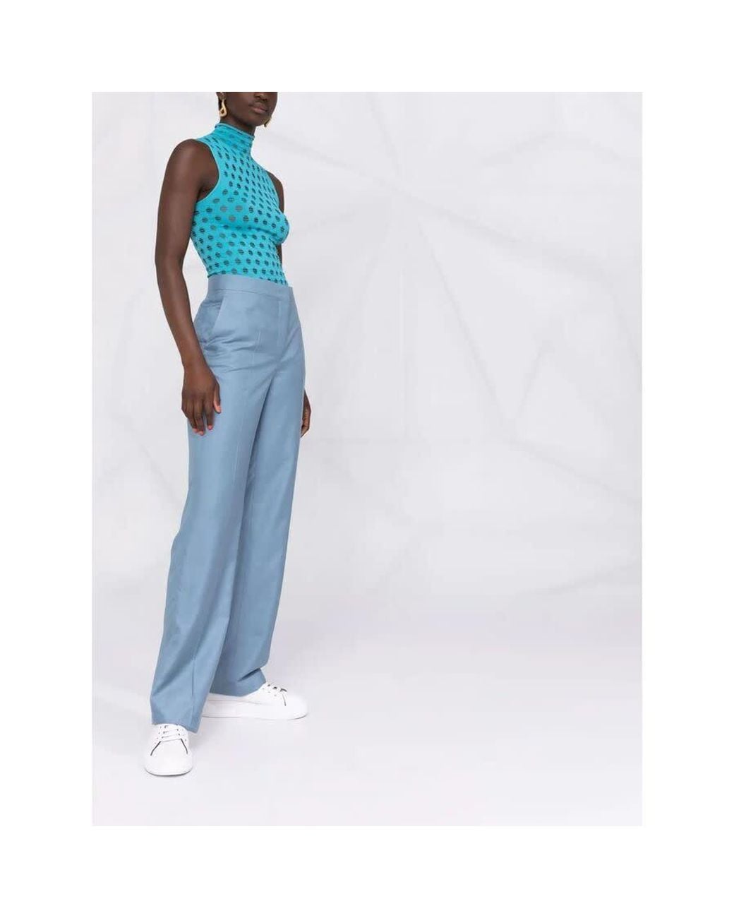 Ferragamo Blue Trousers