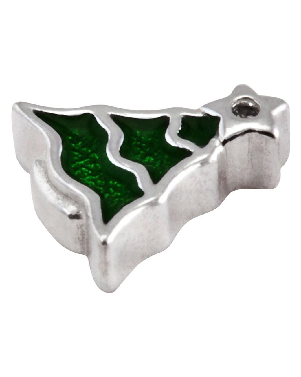 Pandora Green Ladies Sterling Christmas Tree Petite Charm for men