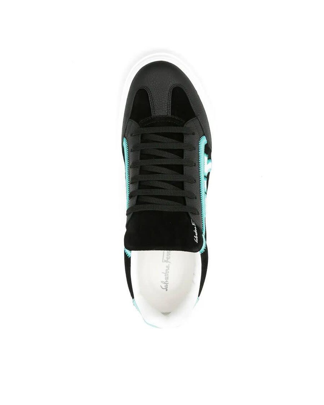 Ferragamo Black Sneakers, Us for men