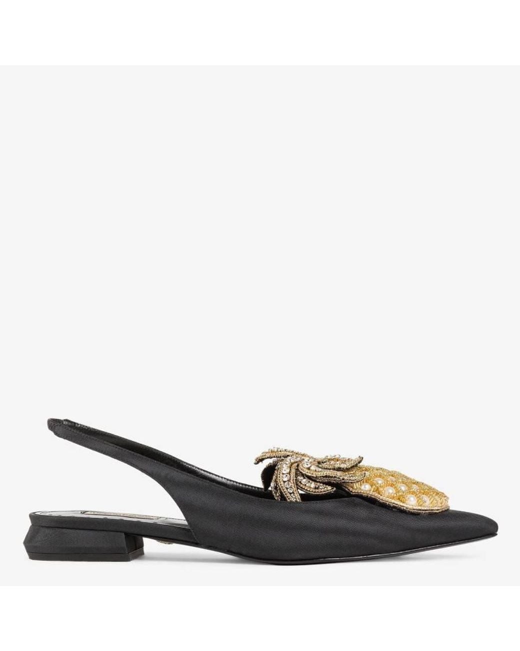 Roberto Cavalli Brown Le Pettegole Pineapple Embellished Slingback Pumps, Brand Size 38 Us for men