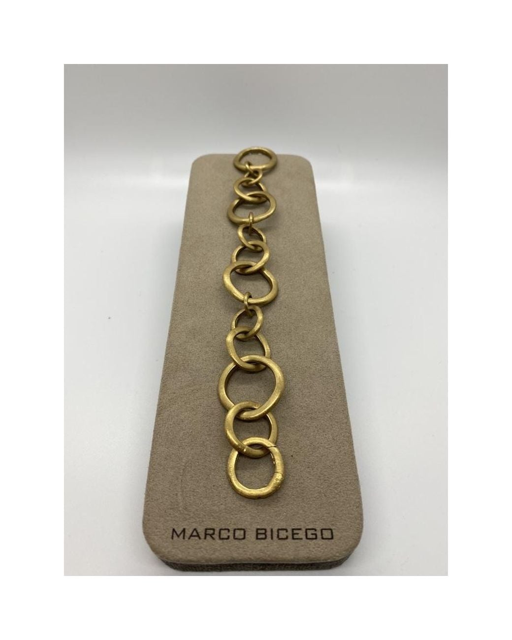 Marco Bicego Green 18K Link Small Gauge Bracelet Bb1349.Y.02 for men