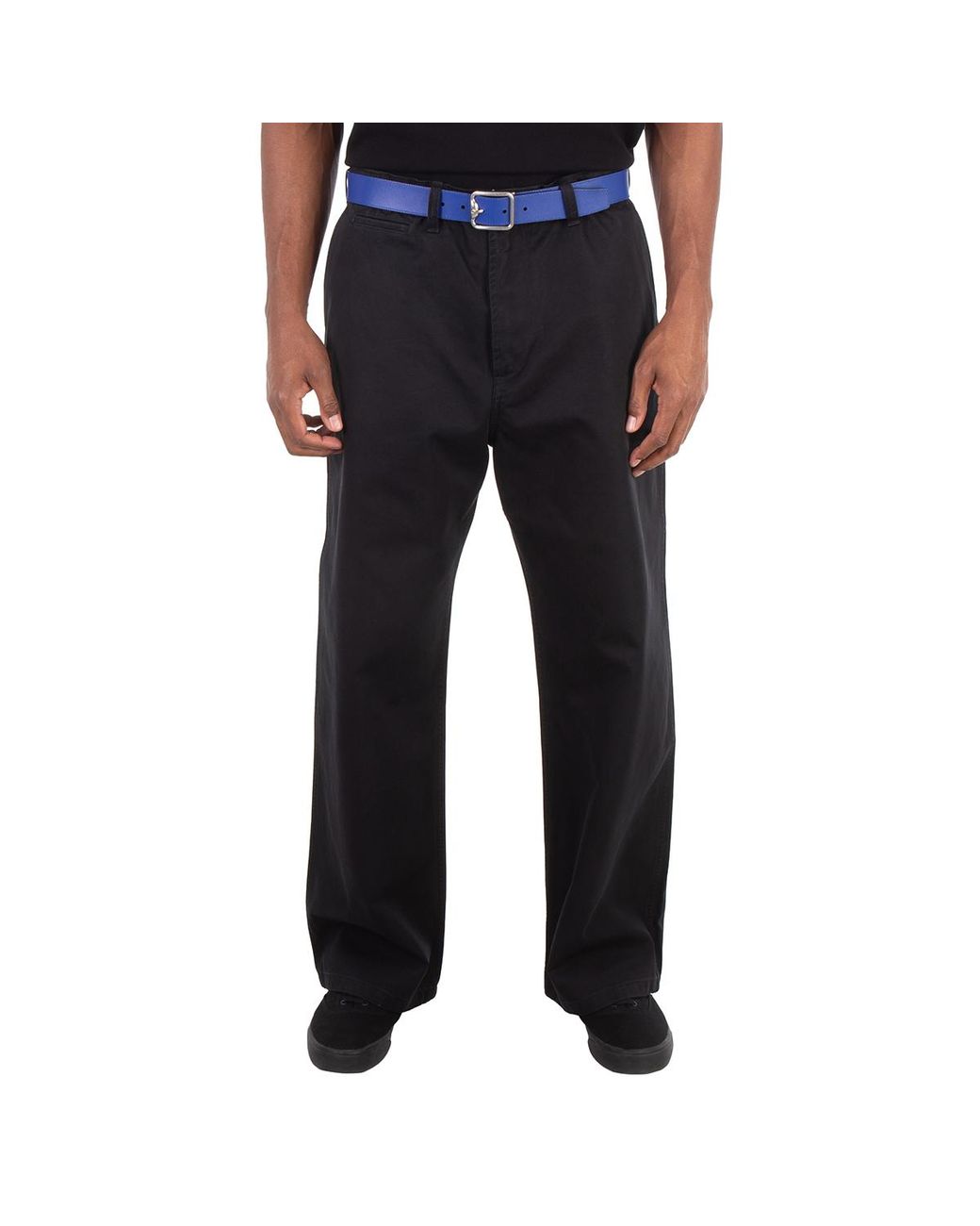 Burberry Black Mid-Rise Chino Trousers for men