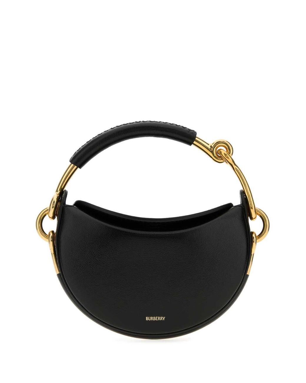 Burberry Black Leather Bridle Handbag for men