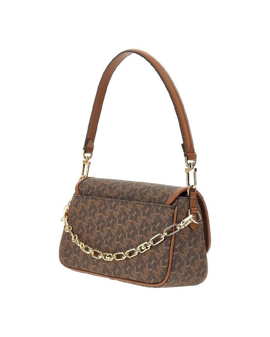 Michael Kors Brown Monogram Shoulder Bag