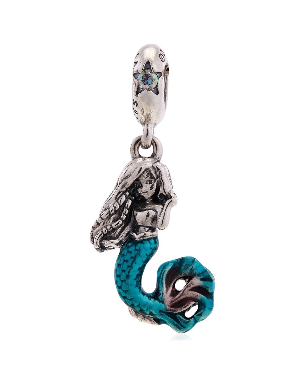 Pandora Blue Ladies Disney The Little Mermaid Ariel Dangle Charm for men