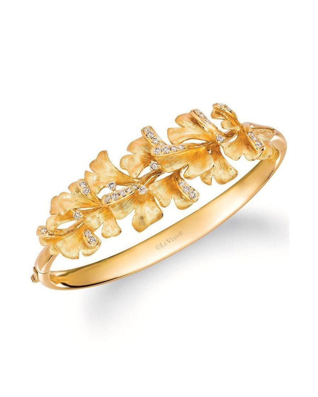 Le Vian Metallic Ladies Floral Bangle Bracelets Set for men