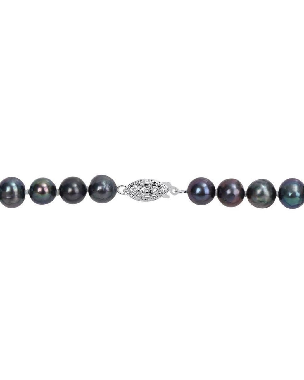 Amour Brown 7.5-8Mm Cultured Freshwater Pearl Strand Necklace for men