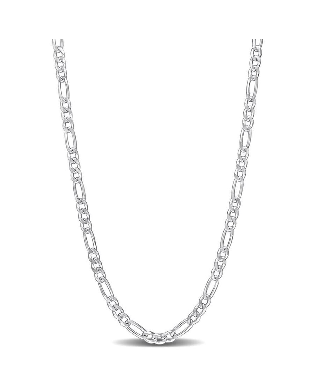 Amour Metallic 3.8Mm Figaro Chain Necklace