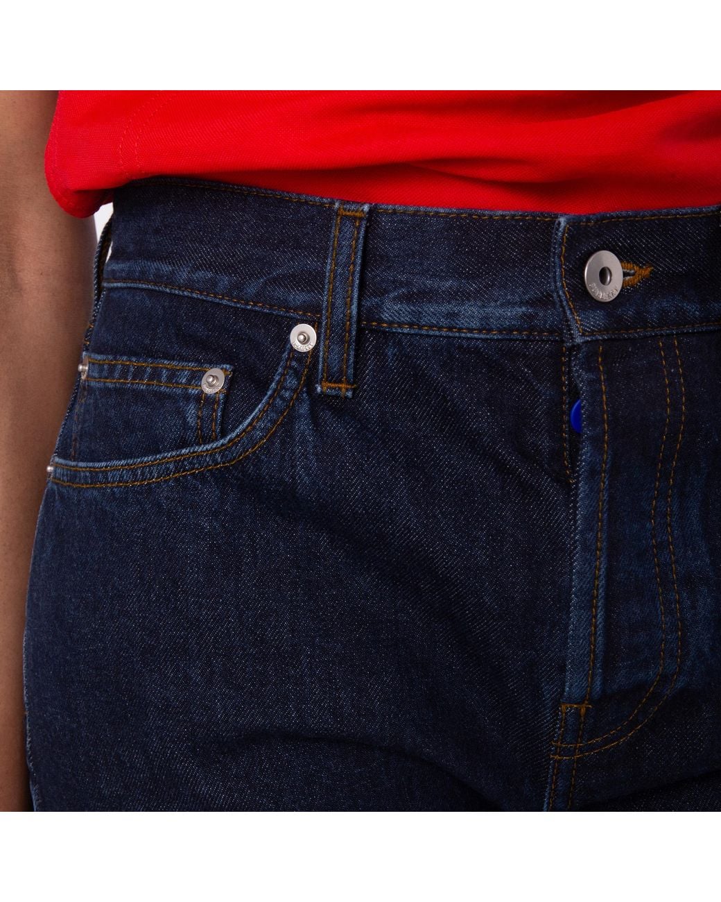 Burberry Blue Classic Denim Flare Jeans, Waist