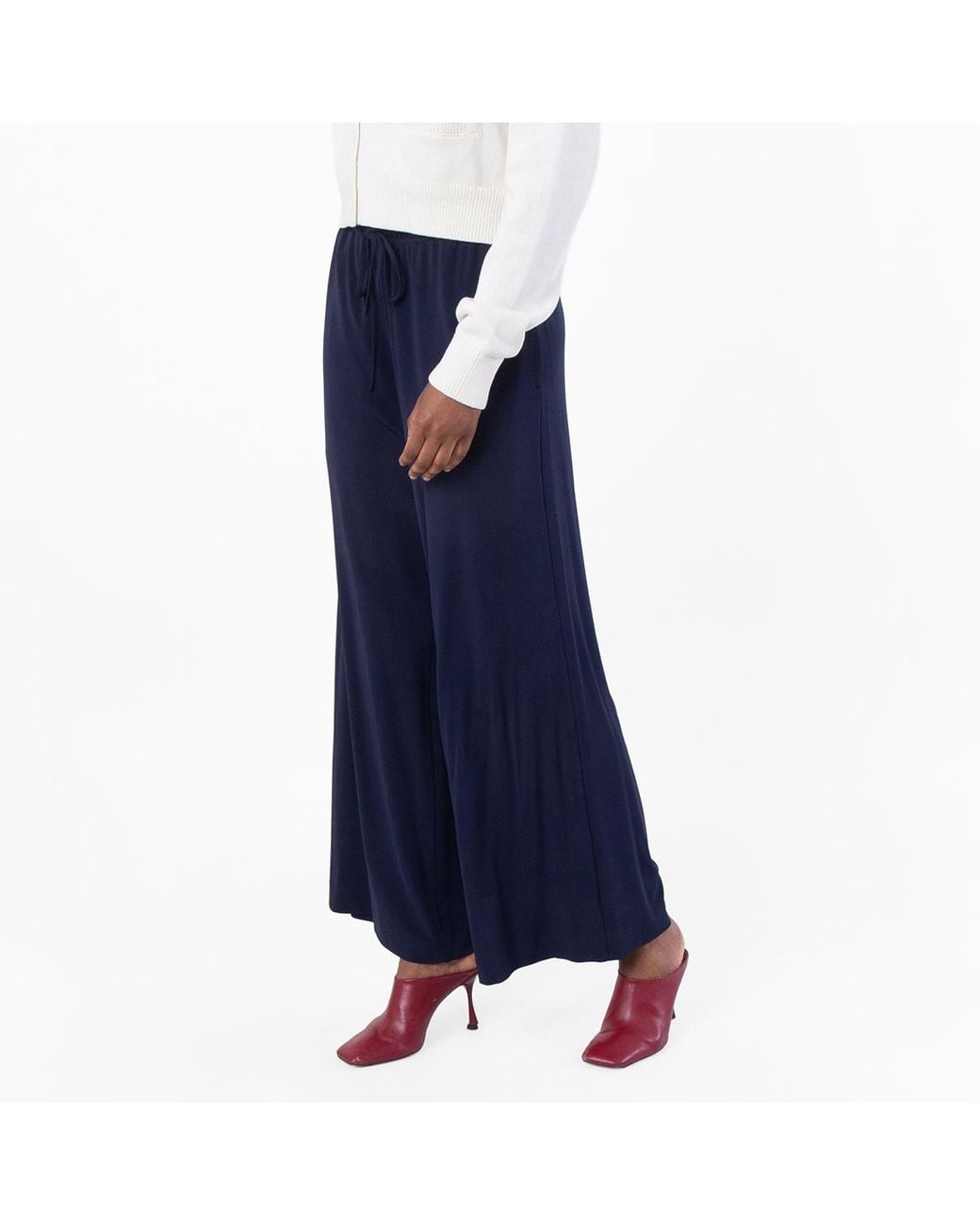 Polo Ralph Lauren Blue High-Rise Drawstring Pants