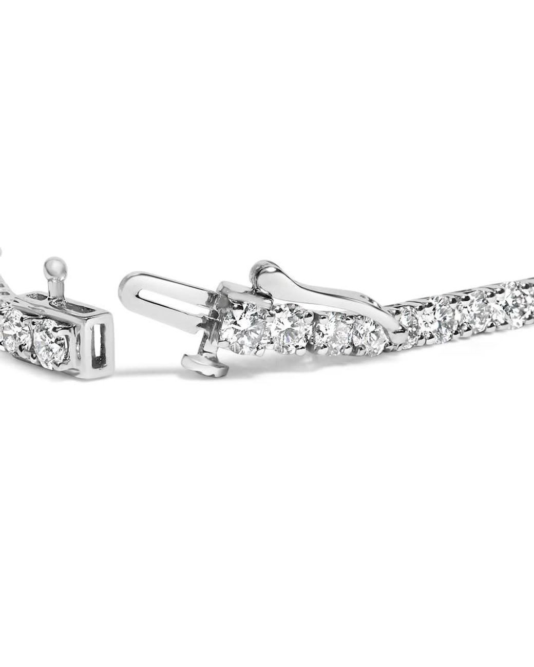 Haus of Brilliance Metallic 14K 6.00 Cttw Lab Grown Diamond Classic Tennis Bracelet for men