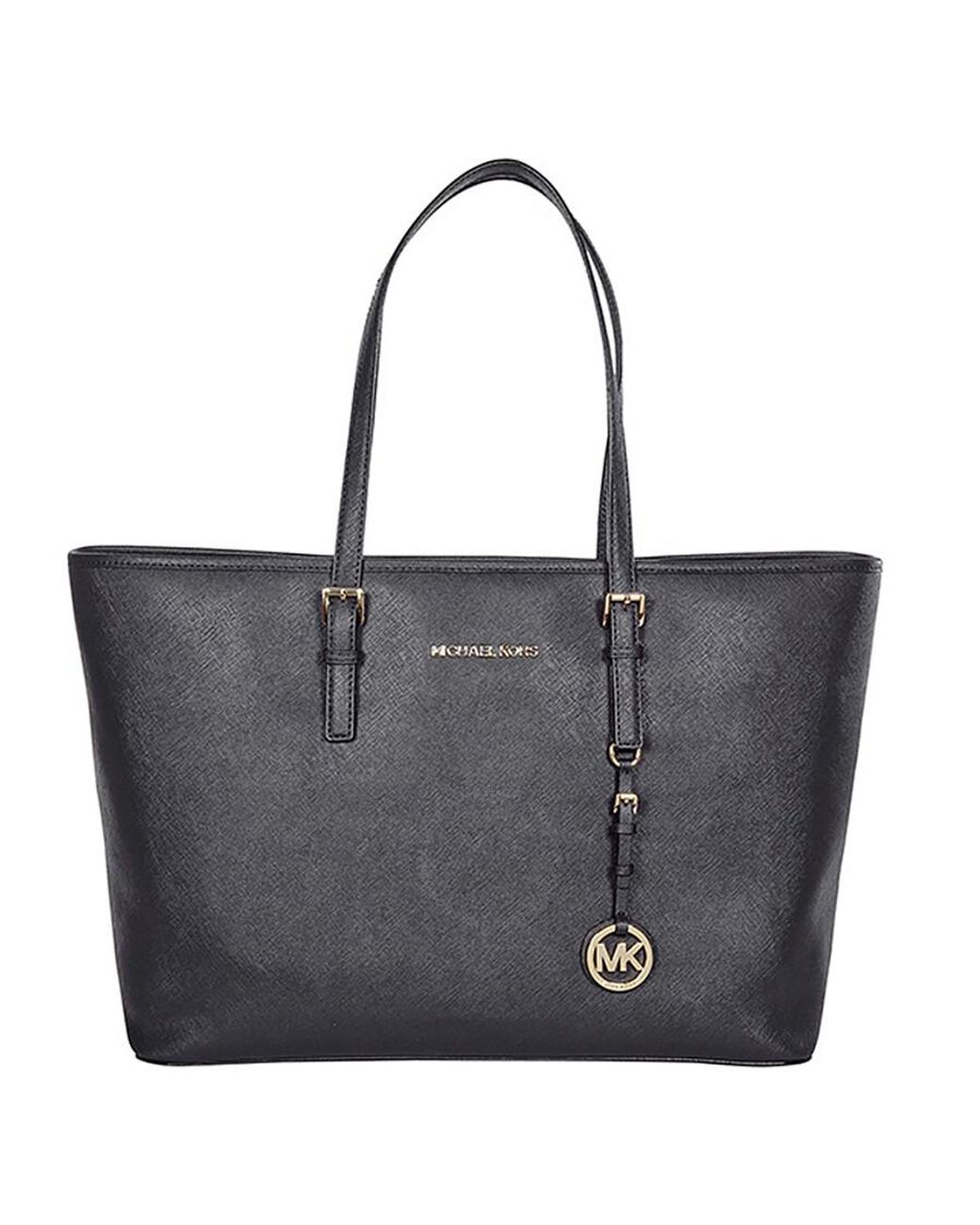 Michael Kors Jet Set Multifunction Tote H in Black Lyst UK