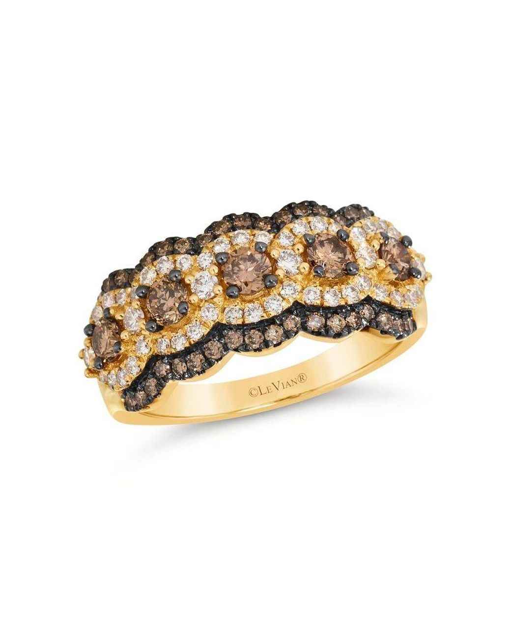 Le Vian Metallic Ladies Cholocate Diamonds Rings Set for men
