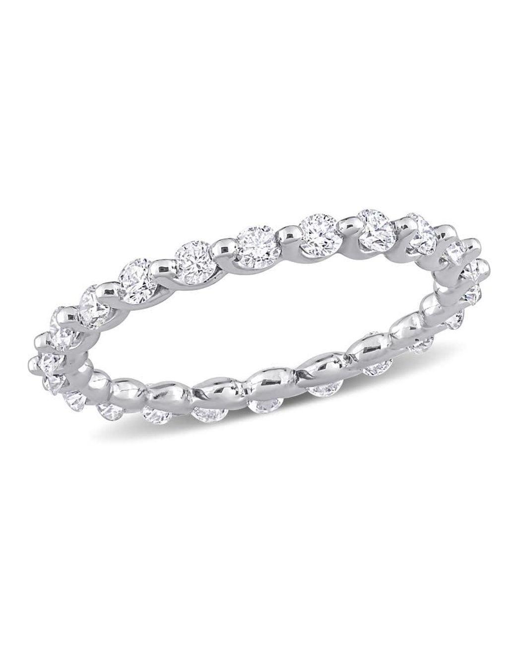 Amour Metallic 1 Ct Tw Diamond Eternity Band for men