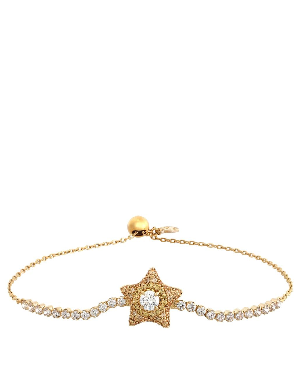 Swarovski Metallic Sublima Round Cut Star Bracelet for men