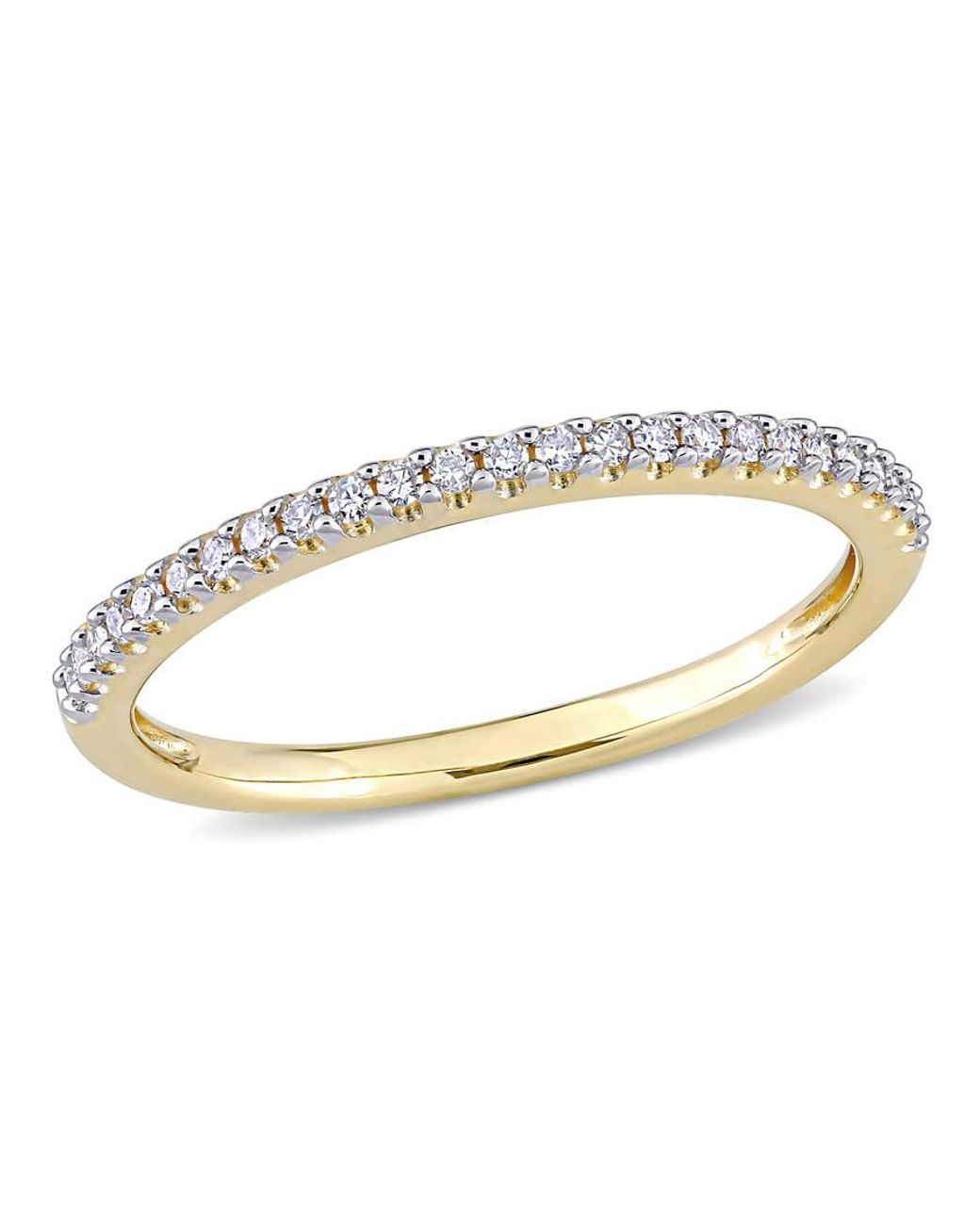 Amour Metallic 1/ Ct Tw Diamond Semi-Eternity Ring for men