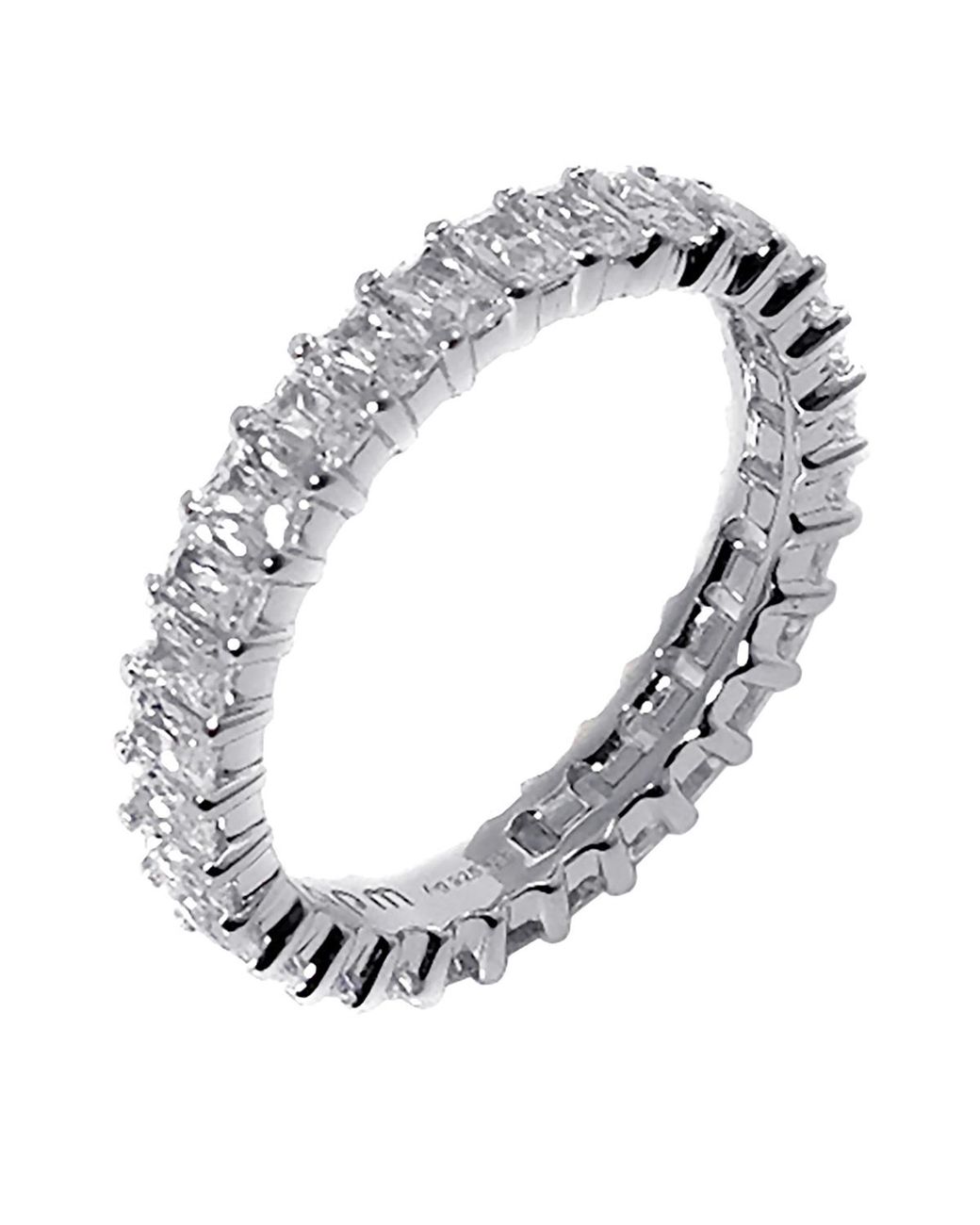 Apm Monaco Metallic Ladies Eclat-Toned Crystal Embellsiehed Ring for men