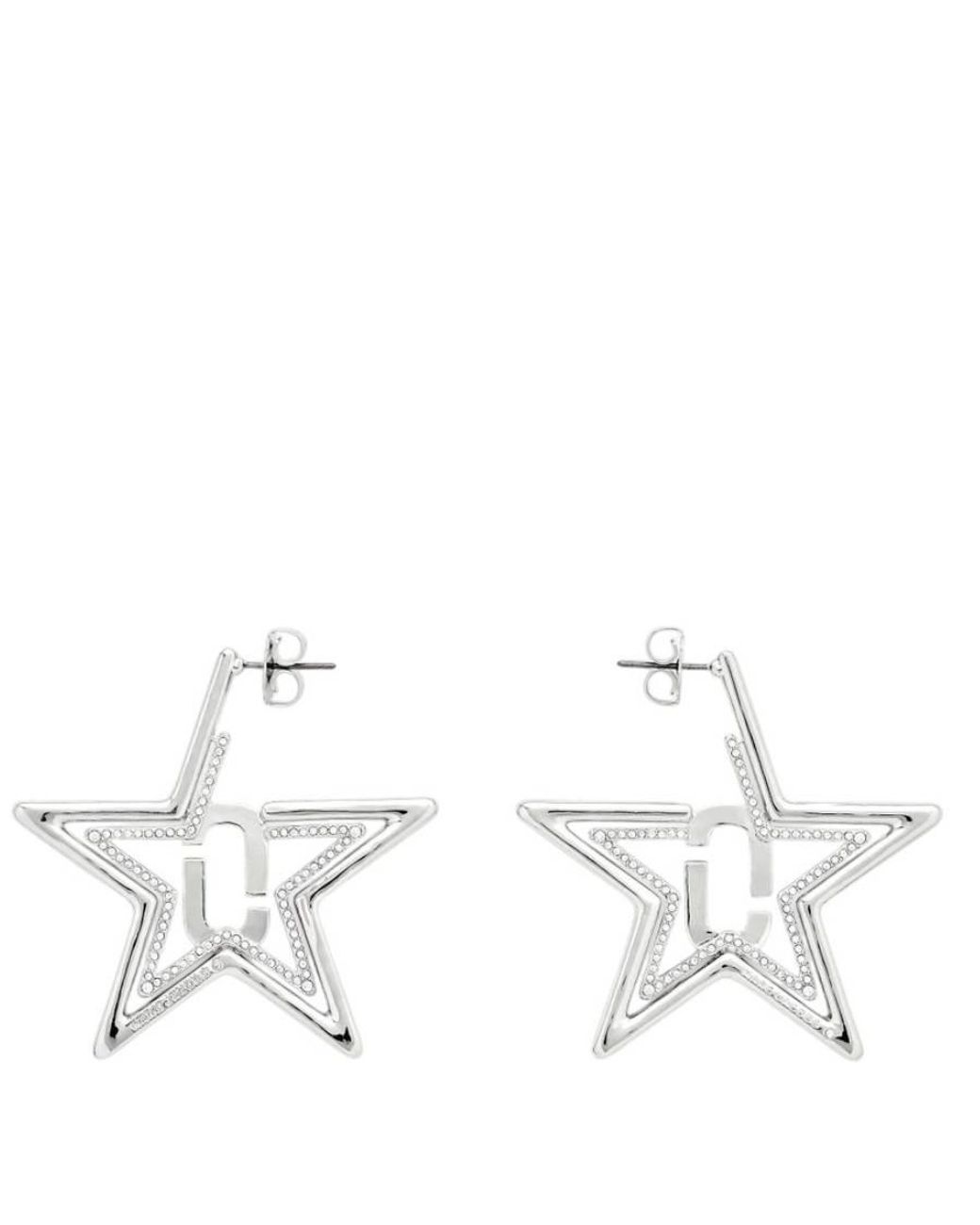 Marc Jacobs Metallic J Marc Star Hoop Earrings for men