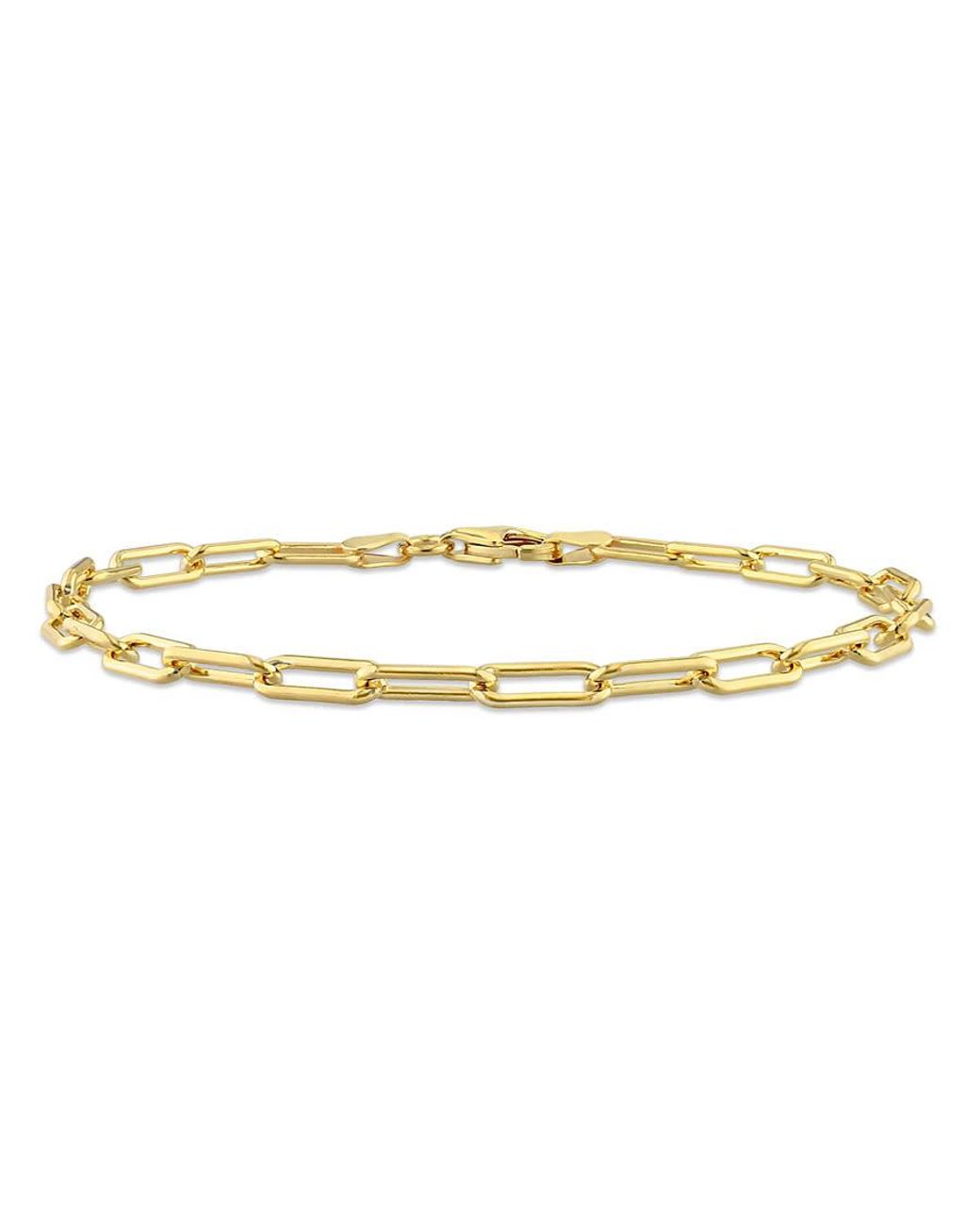 Amour Metallic 3.5Mm Paperclip Chain Bracelet for men
