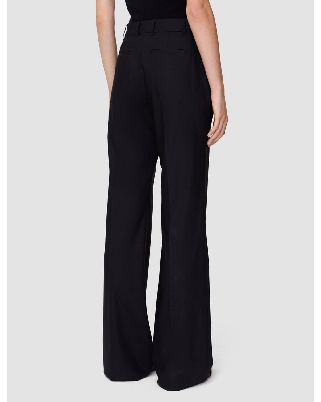 Joseph Black Tailoring Wool Stretch Morissey Trousers